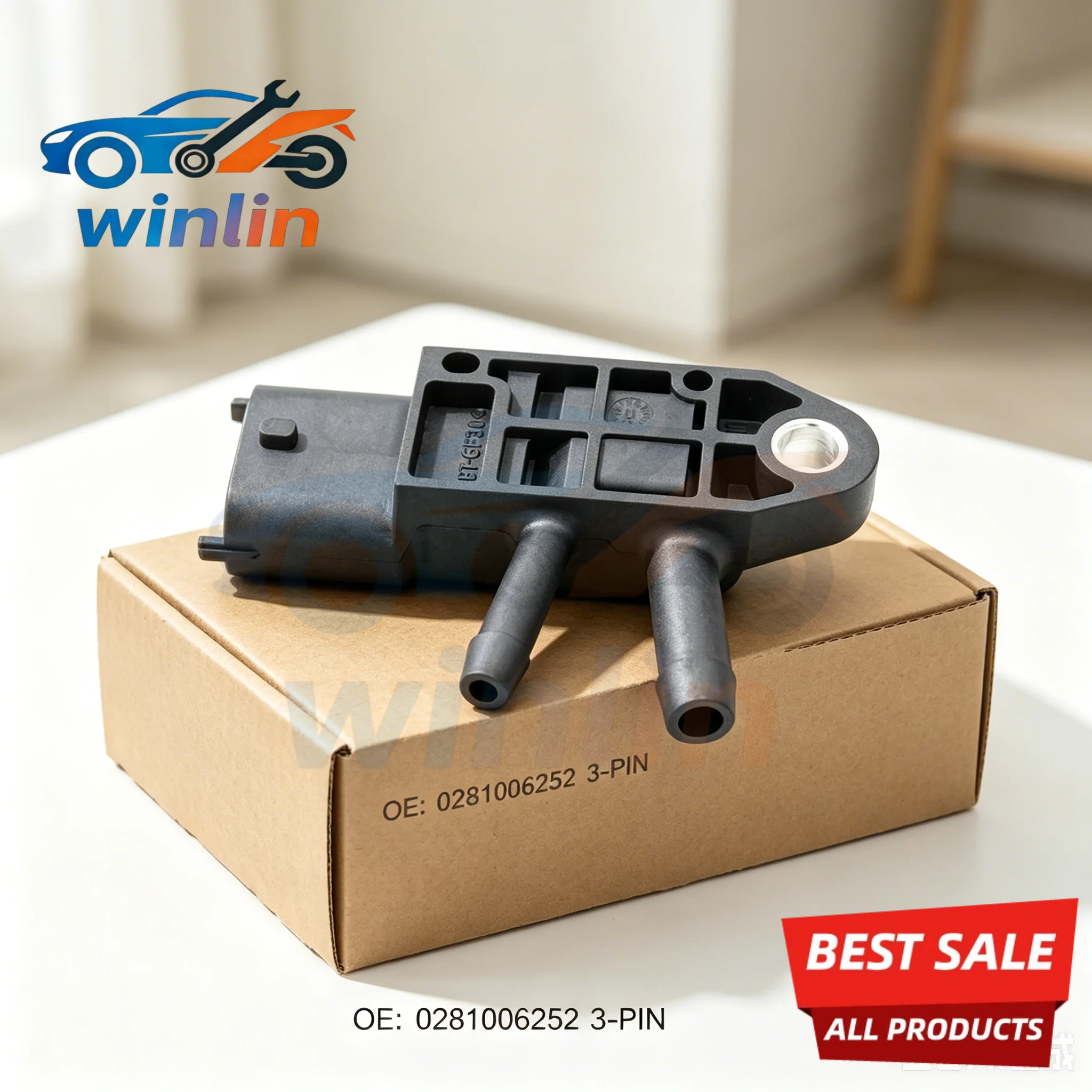 OEM 0281006252 DPF Differential Pressure Sensor for Renault Megane III Grandtour KZ 1.5 DCI 2009-2016 227702184R
OEM 0281006252 DPF Differential Pressure Sensor for Renault Megane III Grandtour KZ 1.5 DCI 2009-2016 227702184R