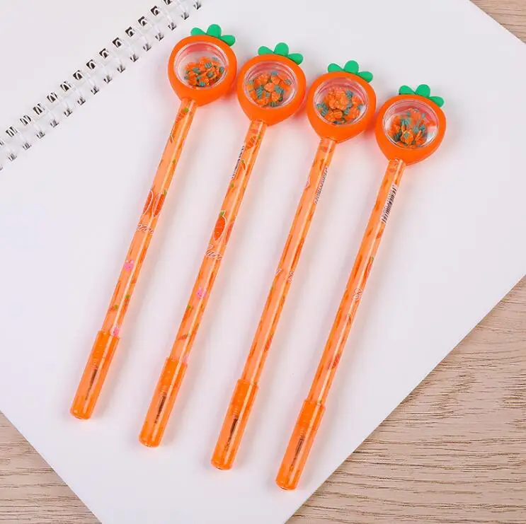 36 pcs/lot Creative Carrot Sequins Gel Pen Cute 0.5mm Black Ink Signature Pens Stationery Gift Office School Supply wholesale
36 pcs/lot Creative Carrot Sequins Gel Pen Cute 0.5mm Black Ink Signature Pens Stationery Gift Office School Supply wholesale