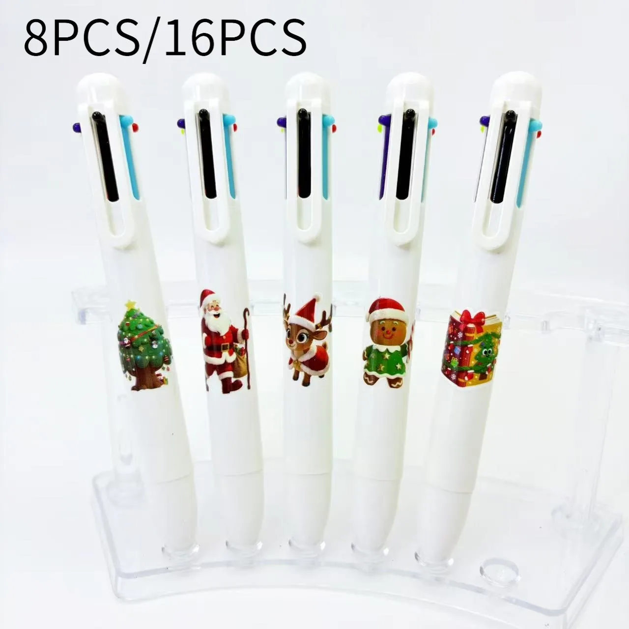 8pcs/16pcs Creative Christmas Series Ballpoint Pens Christmas Element Ballpoint Pens Student Writing Gift Pens
8pcs/16pcs Creative Christmas Series Ballpoint Pens Christmas Element Ballpoint Pens Student Writing Gift Pens
