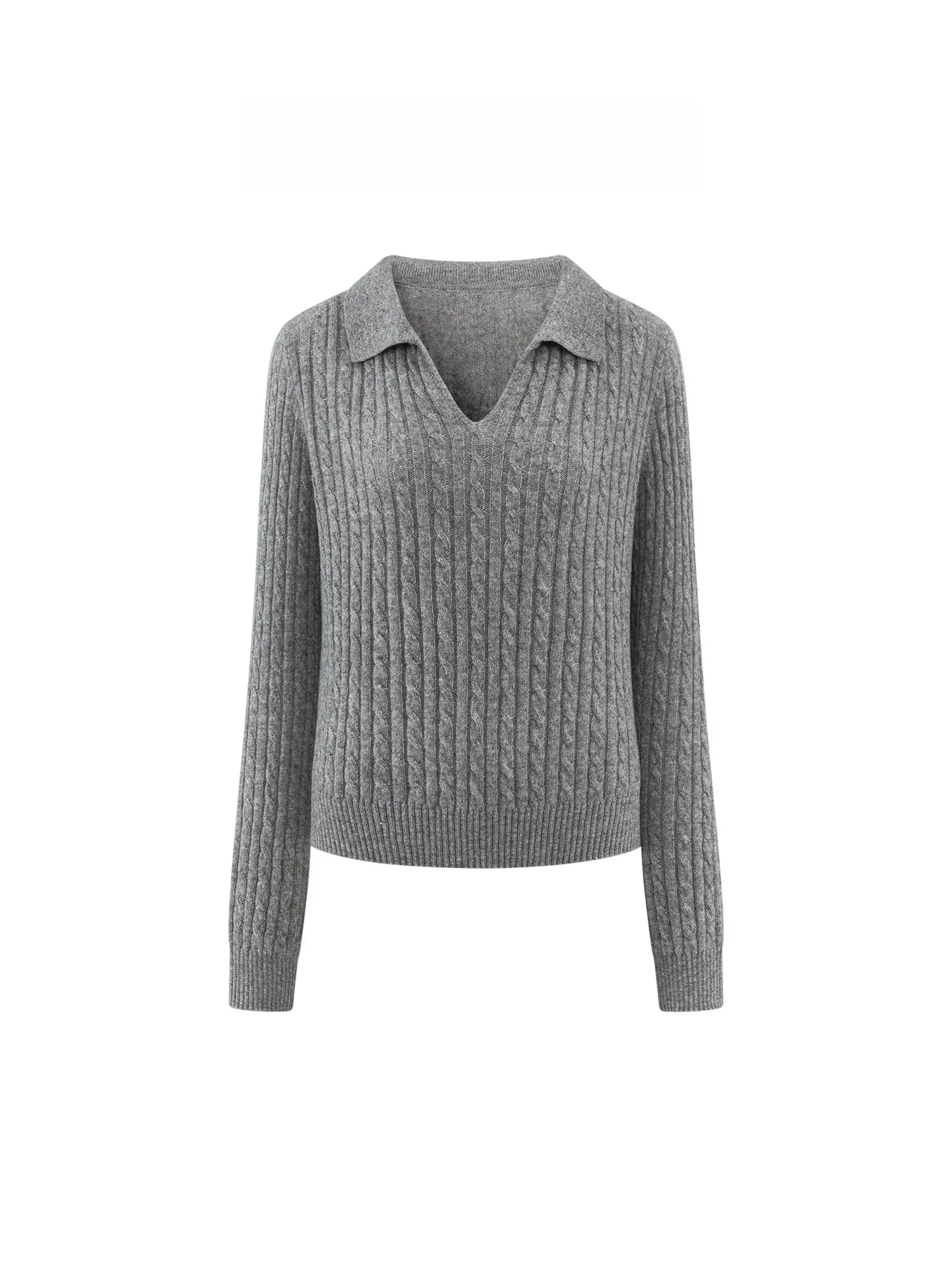 Винтажный мягкий шерстяной вязаный свитер La Chapelle для женщин, с отложным воротником, узором косы, зимний, с длинными рукавами
Винтажный мягкий шерстяной вязаный свитер La Chapelle для женщин, с отложным воротником, узором косы, зимний, с длинными рукавами