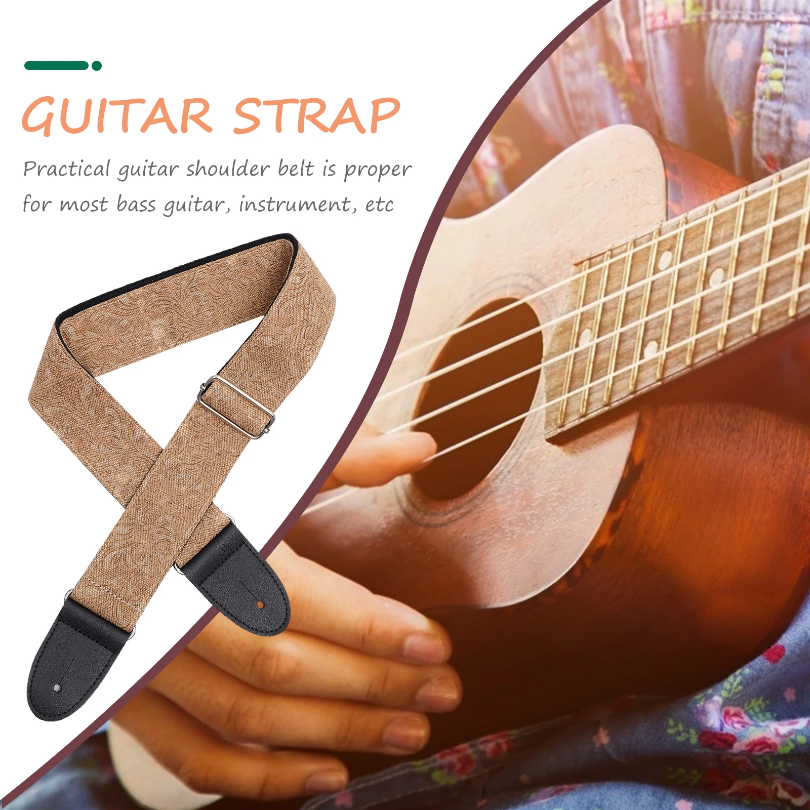 Guitar Strap Bass Sling Instrument Adjustable Electric Acoustic Shoulder Straps Pp
Guitar Strap Bass Sling Instrument Adjustable Electric Acoustic Shoulder Straps Pp