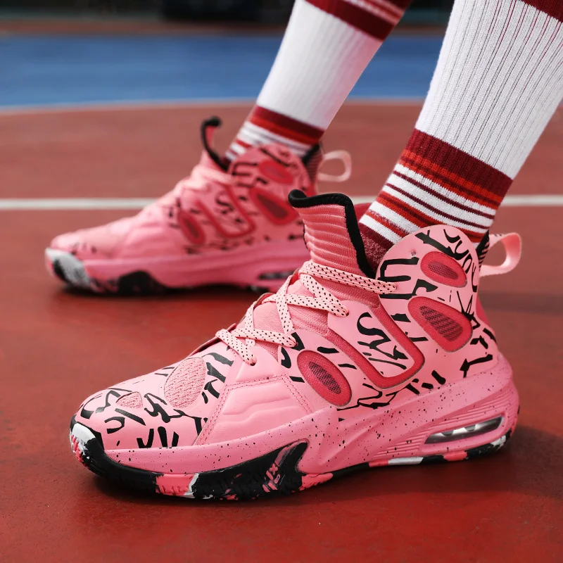High Quality Wear-Resistant Basketball Shoes Men's and Women's Non-Slip Walking Shoes Lightweight and Comfortable Sports Shoes
High Quality Wear-Resistant Basketball Shoes Men's and Women's Non-Slip Walking Shoes Lightweight and Comfortable Sports Shoes