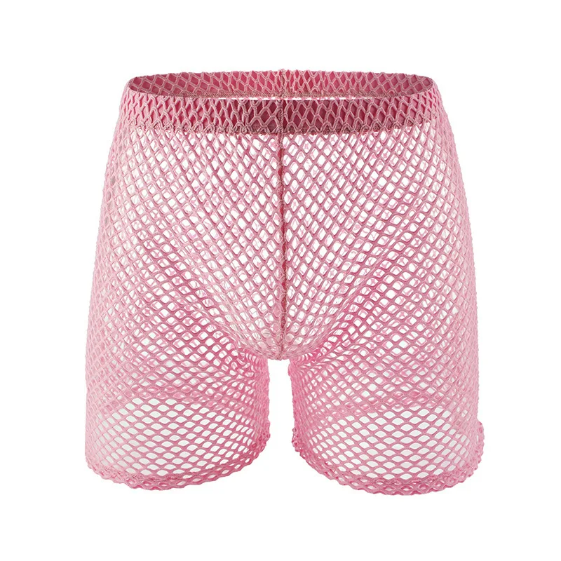 Mens Fishnet Mesh 5/4 Length Shorts Sheer Hollow Out See-Through Lingerie Breathable Casual Sleepwear Full Transparent Nightwear
Mens Fishnet Mesh 5/4 Length Shorts Sheer Hollow Out See-Through Lingerie Breathable Casual Sleepwear Full Transparent Nightwear