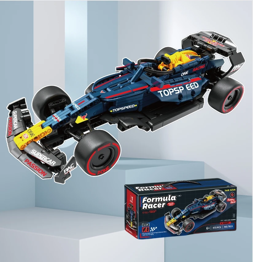 Huiliche 7611 Racing Upgrade Подарочная коробка 1:14 Red and Blue Bull Racing Team F.ONE575 Частичная сборка Строительный блок Подарочные игрушки
Huiliche 7611 Racing Upgrade Подарочная коробка 1:14 Red and Blue Bull Racing Team F.ONE575 Частичная сборка Строительный блок Подарочные игрушки