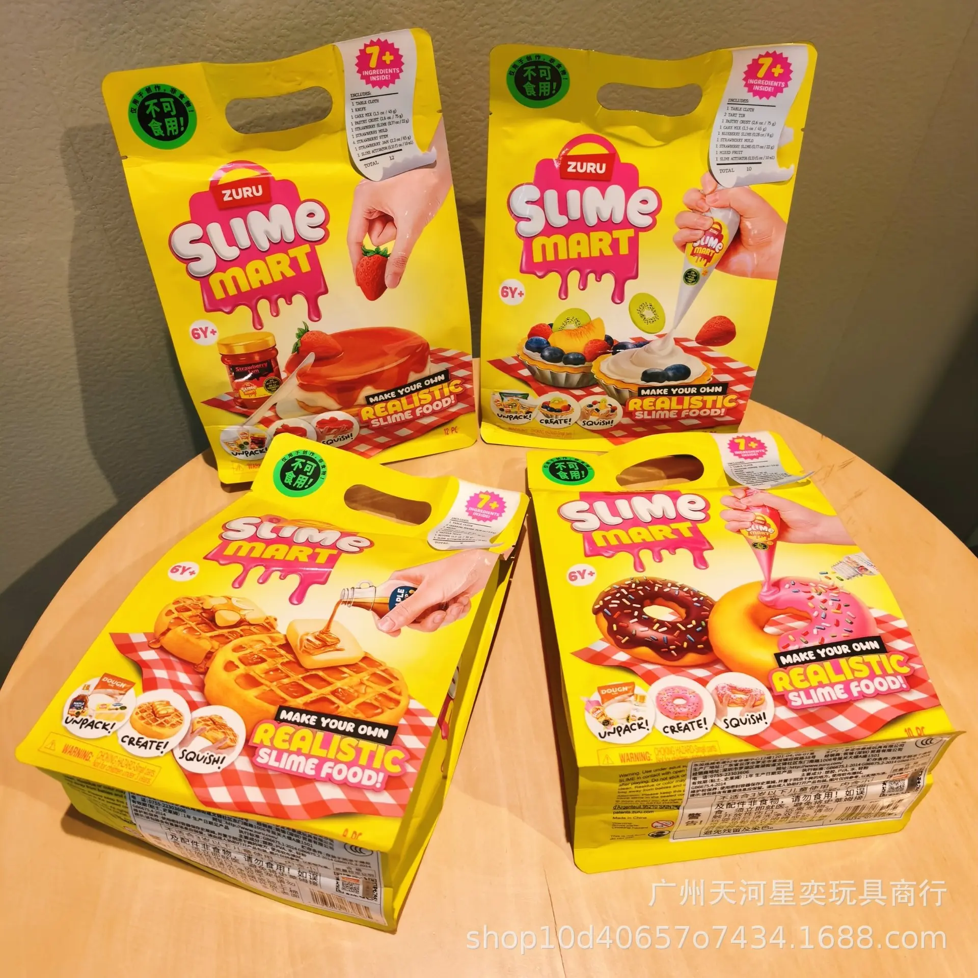 Zuru Slime Mart Diy Slime Kit Make Your Own Realistic Slime Food Handmade Craft Toy Set With Strawberry Donut Waffle Toys Gift
Zuru Slime Mart Diy Slime Kit Make Your Own Realistic Slime Food Handmade Craft Toy Set With Strawberry Donut Waffle Toys Gift