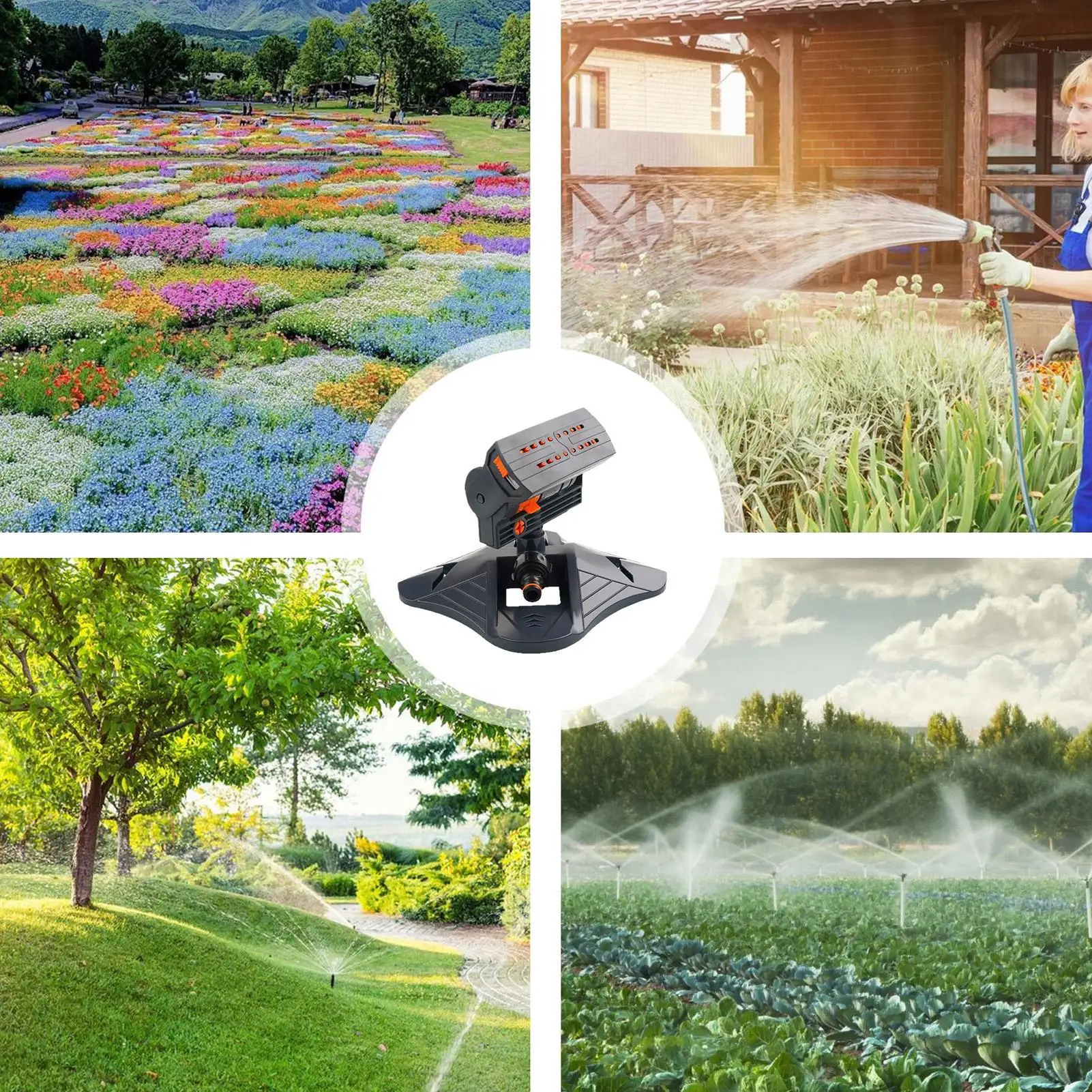 16 Hole Square Plant Sprayer Turret automatic swing sprinkler Adjustable 360 Degree Rotating Water Saving Sprinkler for gardens
16 Hole Square Plant Sprayer Turret automatic swing sprinkler Adjustable 360 Degree Rotating Water Saving Sprinkler for gardens