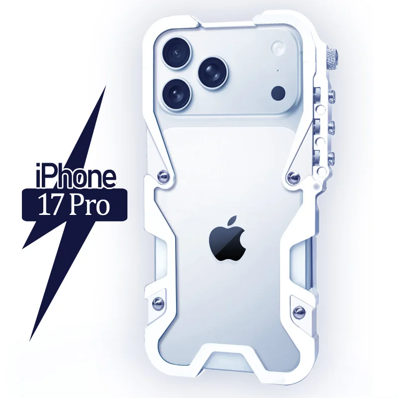 Luxury Armor Metal Aluminum Phone Bumper For iPhone 17 Pro Max Air 16 15 14 13 Cover Mechanical Purely Handmade Skull Case
Luxury Armor Metal Aluminum Phone Bumper For iPhone 17 Pro Max Air 16 15 14 13 Cover Mechanical Purely Handmade Skull Case