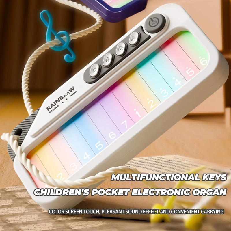 Kids Electronic Piano Musical Toy with Light Portable Color Screen Touch Educational Music Toys for 3-6 Girls Boys Birthday Gift
Kids Electronic Piano Musical Toy with Light Portable Color Screen Touch Educational Music Toys for 3-6 Girls Boys Birthday Gift