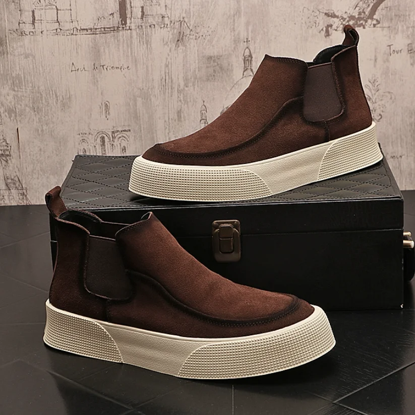 Winter Chelsea Trend Ankle Boot Men Pointed Slip On Casual Shoes Loafers Flats Sports Walking Footwear Zapatillas Hombre
Winter Chelsea Trend Ankle Boot Men Pointed Slip On Casual Shoes Loafers Flats Sports Walking Footwear Zapatillas Hombre