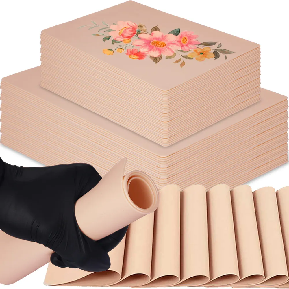 Tattoo Practice Skin Double Sides Tattoo Fake Skin for Beginners Permanent Makeup Eyebrow Training Skin Tattoo Accessories
Tattoo Practice Skin Double Sides Tattoo Fake Skin for Beginners Permanent Makeup Eyebrow Training Skin Tattoo Accessories