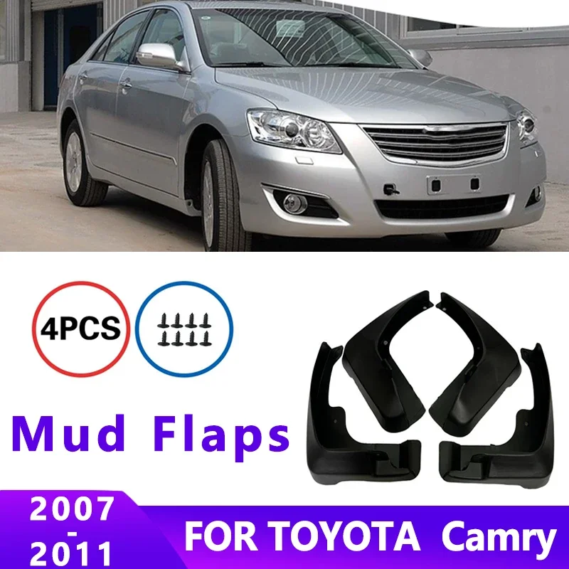 Mud Flaps Fit for TOYOTA Camry 2007-2011 2008 2009 2010 Mudguards Tire Fenders Splash Proof Accessories Wheel Guards 4ps
Mud Flaps Fit for TOYOTA Camry 2007-2011 2008 2009 2010 Mudguards Tire Fenders Splash Proof Accessories Wheel Guards 4ps