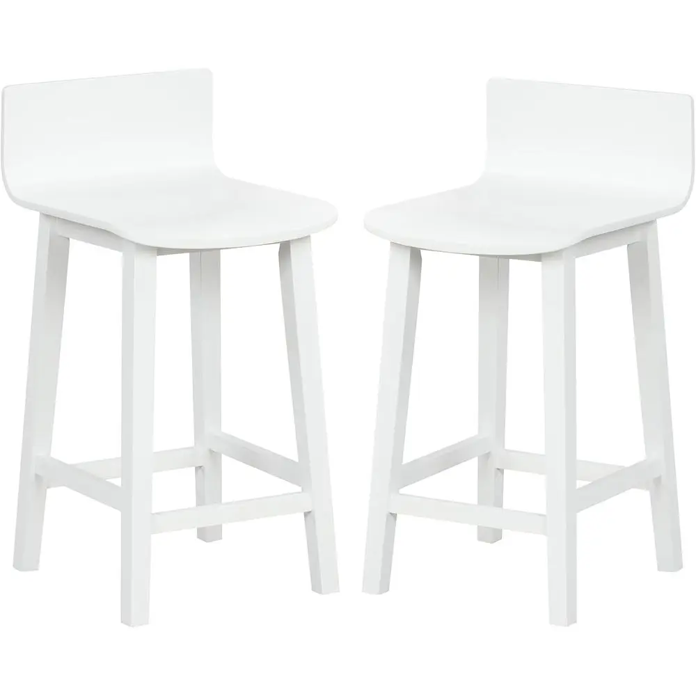 Solid Wood Bar Stools Set o 2, 24.5-inch Counter Height Chairs with Low Back and ootrest, armhouse Wooden Armlbarstools or Kitch
Solid Wood Bar Stools Set o 2, 24.5-inch Counter Height Chairs with Low Back and ootrest, armhouse Wooden Armlbarstools or Kitch