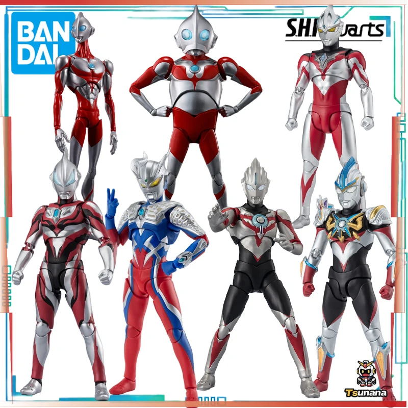 BANDAI Genuine S. H. Figuarts Series Movable Toys Ultraman Series Ultraman&EMI Jiede Ultraman,Father of Ultra Movable Model Gift 
BANDAI Genuine S. H. Figuarts Series Movable Toys Ultraman Series Ultraman&EMI Jiede Ultraman,Father of Ultra Movable Model Gift