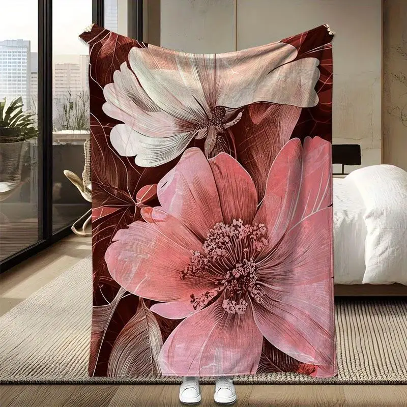 1 шт. розовое одеяло с цветочным принтом, полиэфирная ткань, можно стирать в машине, подходит для декора спальни и гостиной.
1 шт. розовое одеяло с цветочным принтом, полиэфирная ткань, можно стирать в машине, подходит для декора спальни и гостиной.