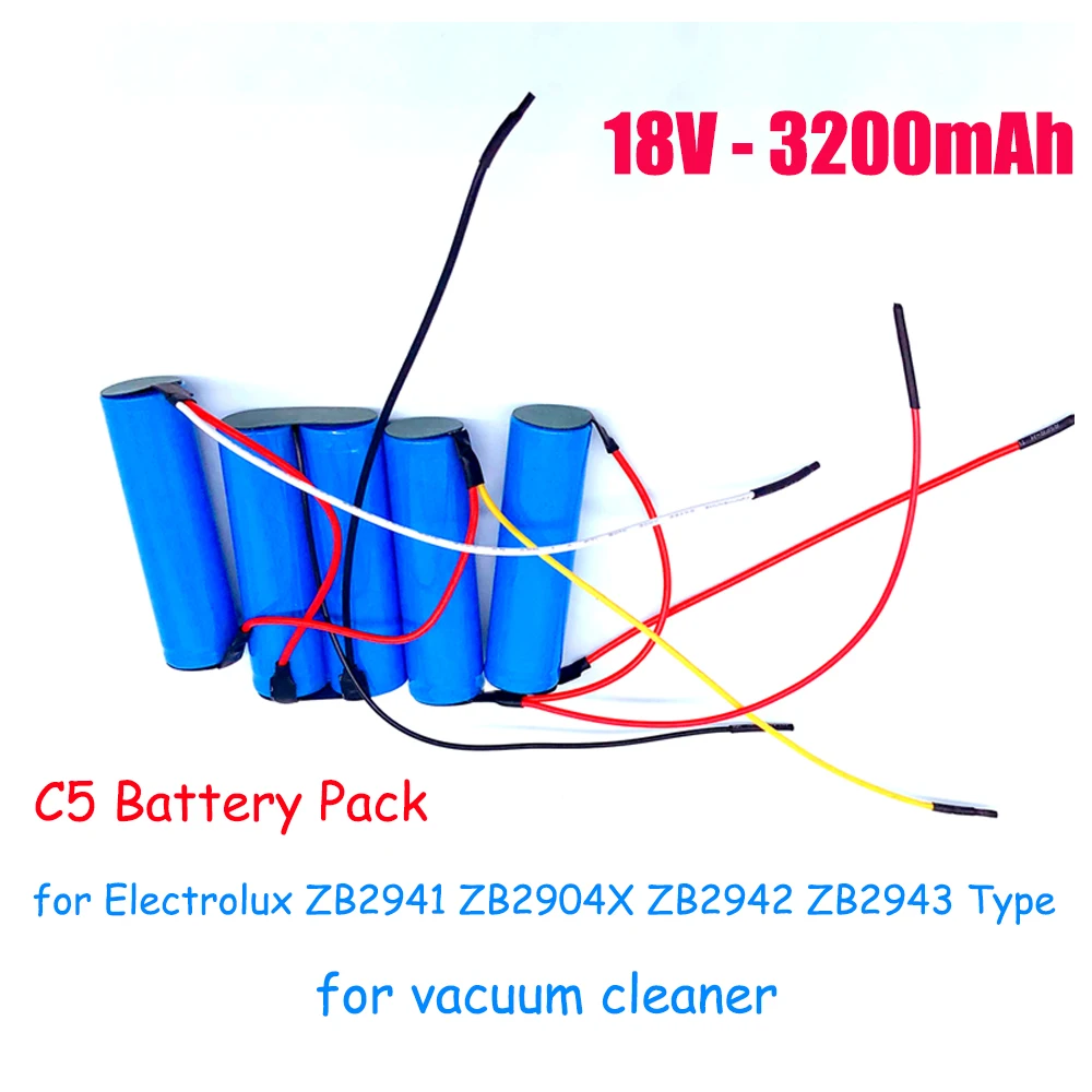 Аккумулятор 3200 мАч C5 для пылесоса Electrolux Zb2941 Zb2904x Zb2942 Zb2943 Тип Nv144nibrc литий-ионные аккумуляторы
Аккумулятор 3200 мАч C5 для пылесоса Electrolux Zb2941 Zb2904x Zb2942 Zb2943 Тип Nv144nibrc литий-ионные аккумуляторы
