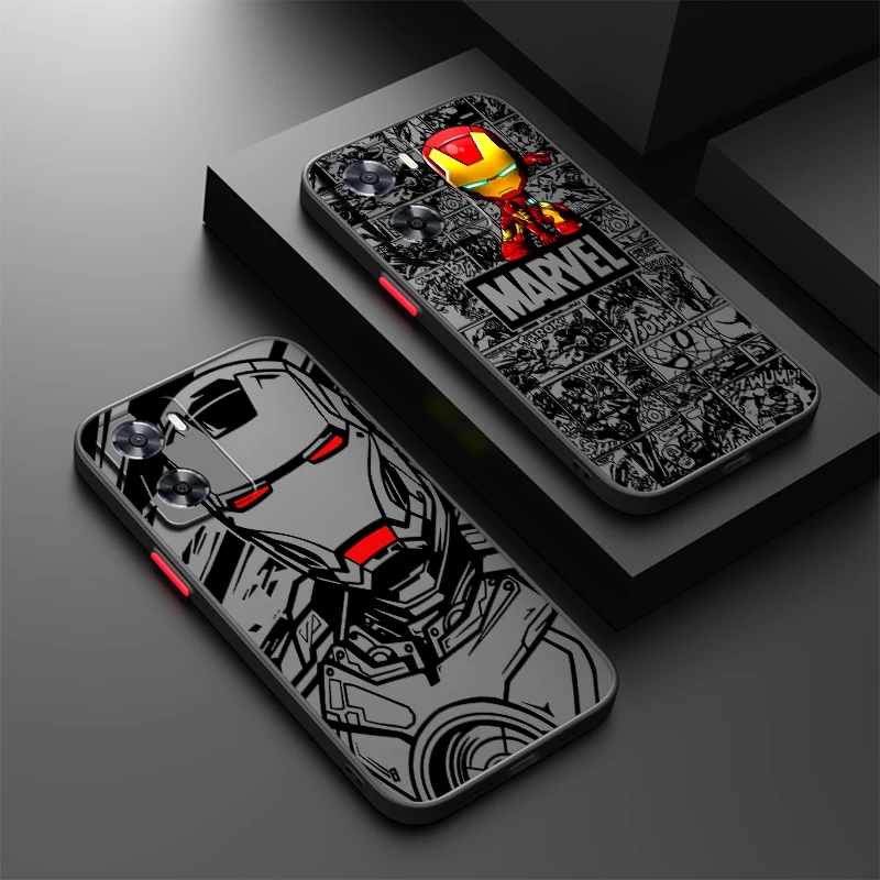 Lron Man Cool Cartoon Marvel Frosted Translucent For OPPO X5 X3 A54S A5 A94 A16 A53S A57 A74 A72 A96 A98 A78 5G Funda
Lron Man Cool Cartoon Marvel Frosted Translucent For OPPO X5 X3 A54S A5 A94 A16 A53S A57 A74 A72 A96 A98 A78 5G Funda