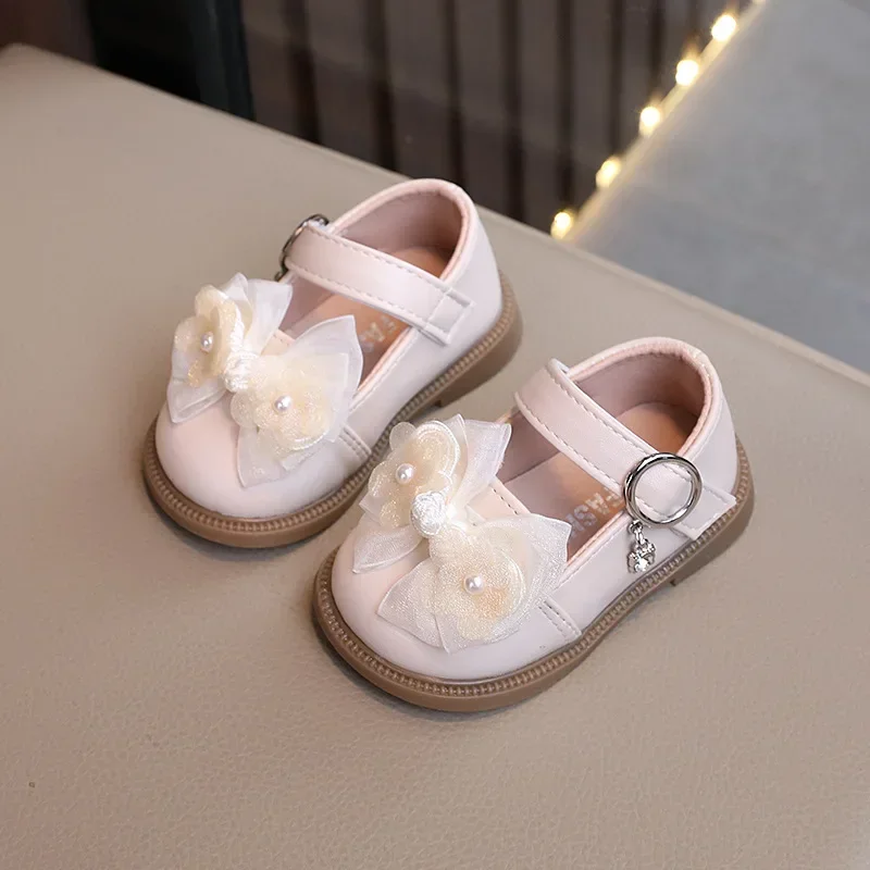 Baby Girls Princess Flats with Sweet Bow Kids Cute Leather Shoes Soft Sole 2024 New Girls First Walking Shoes Fashion Versatile
Baby Girls Princess Flats with Sweet Bow Kids Cute Leather Shoes Soft Sole 2024 New Girls First Walking Shoes Fashion Versatile