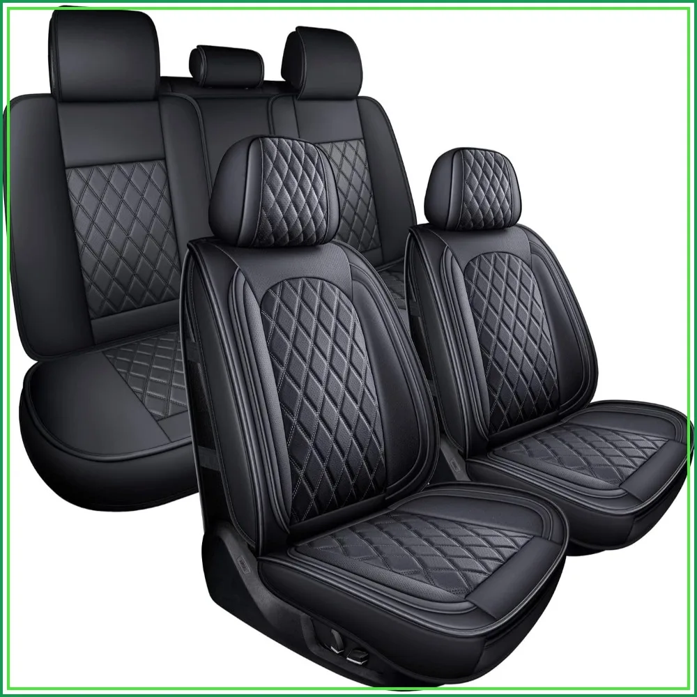 Full Set Seat Covers, Waterproof Faux Leather Car Seat Protector, Universal Fit for Most Sedans, SUVs, Trucks
Full Set Seat Covers, Waterproof Faux Leather Car Seat Protector, Universal Fit for Most Sedans, SUVs, Trucks