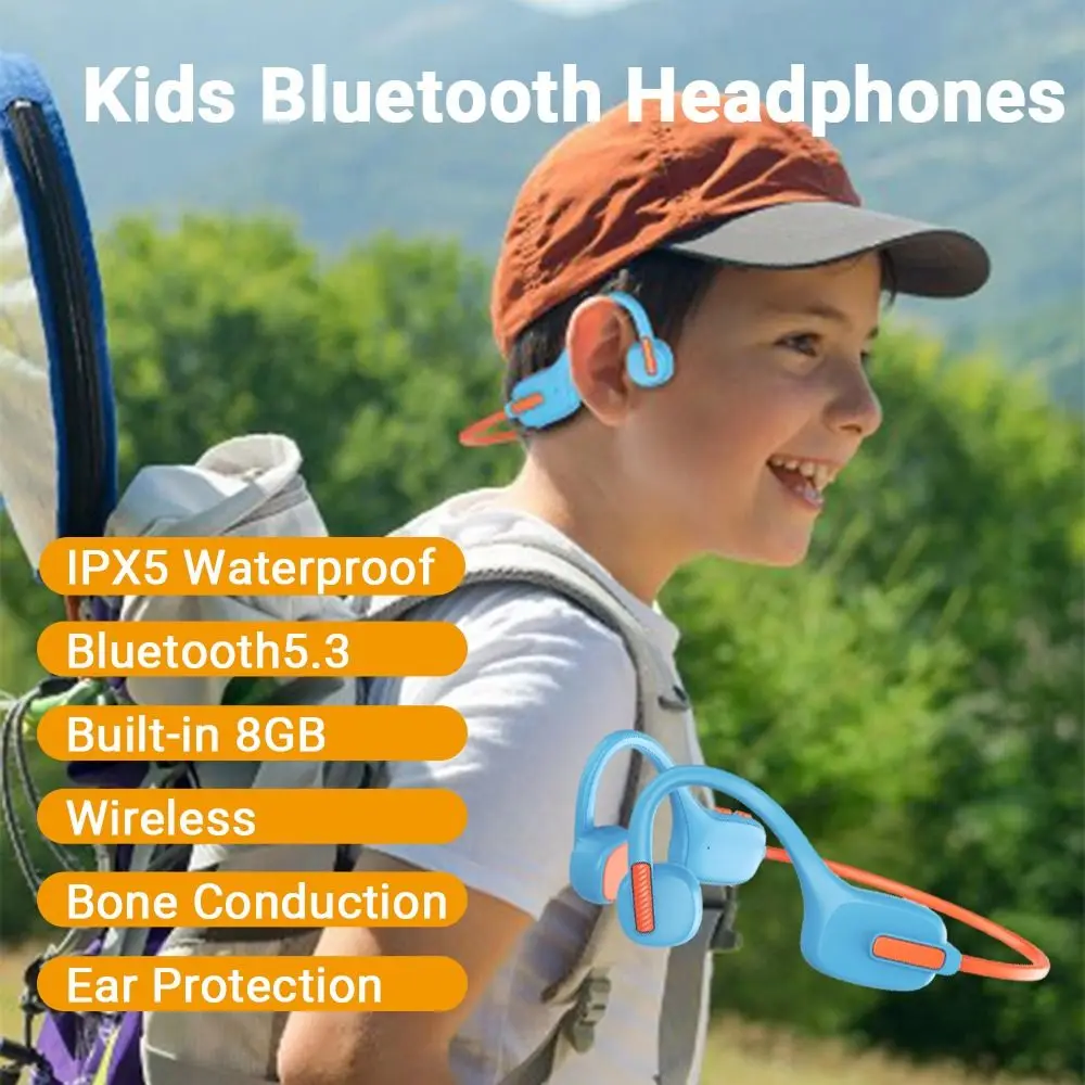 X12 Kids Bluetooth Headphones Hands-free Earbuds Built-in 8GB Bone Conduction Headphone Adjustable Bluetooth 5.3
X12 Kids Bluetooth Headphones Hands-free Earbuds Built-in 8GB Bone Conduction Headphone Adjustable Bluetooth 5.3