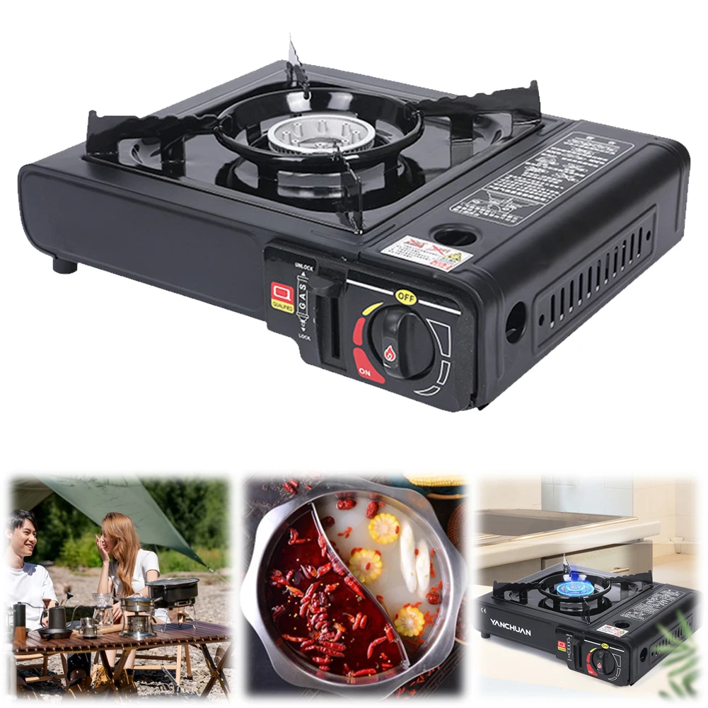 Portable Gas Stove Camping Stove Adjustable Single-Burner Butane Stove Cassette Furnace Camping Accessories
Portable Gas Stove Camping Stove Adjustable Single-Burner Butane Stove Cassette Furnace Camping Accessories