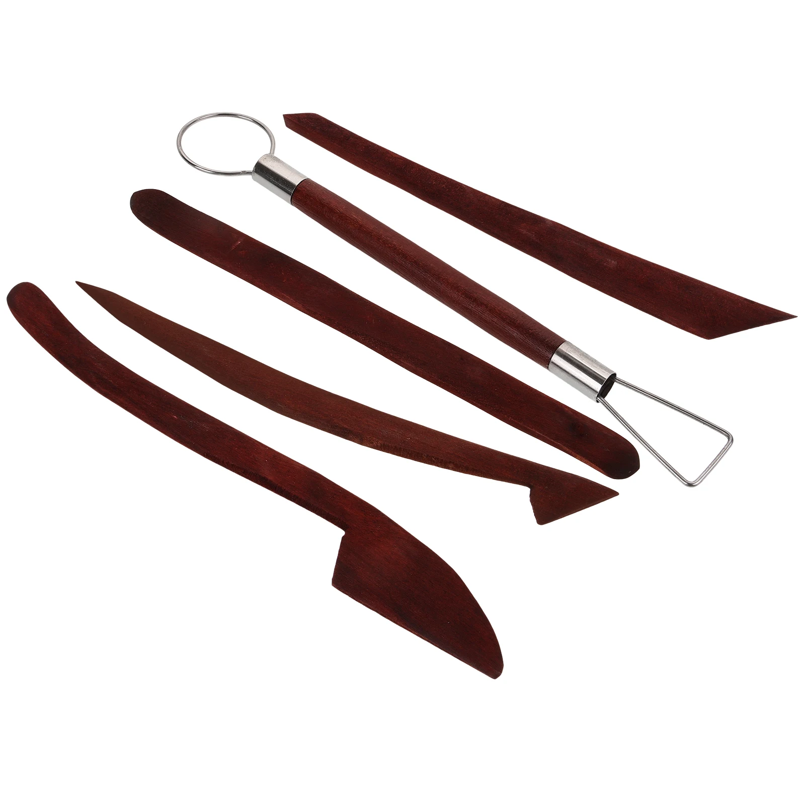 5pcs Double Head Clay Tool Set High Quality Wood Pottery Clay Tools Kids Bamboo Polymer Sculpting Wooden Carving Kit
5pcs Double Head Clay Tool Set High Quality Wood Pottery Clay Tools Kids Bamboo Polymer Sculpting Wooden Carving Kit