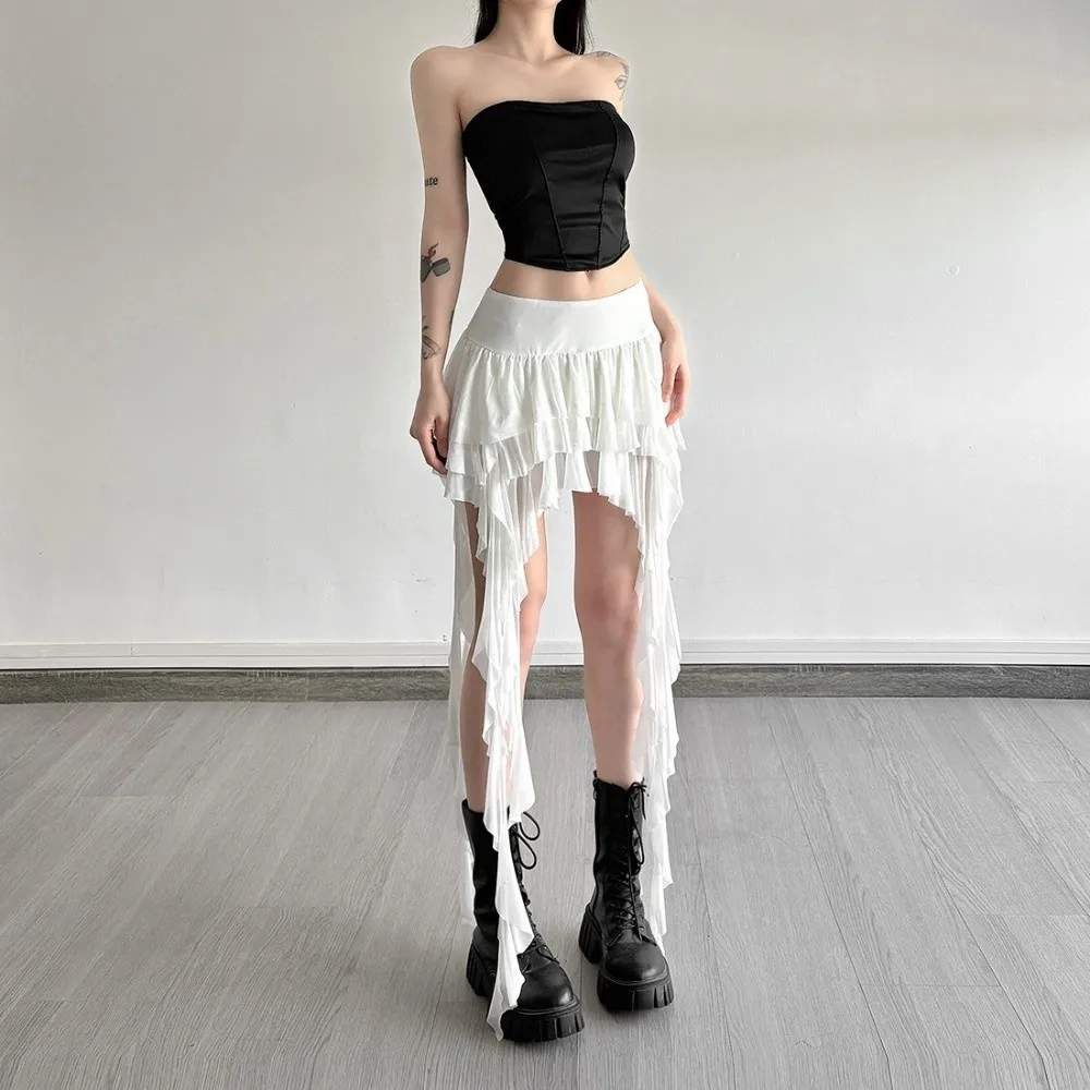 Casual High Waist Women's Tiered Skorts Irregular Asymmetrical Hem Mini Skirt Flowy Layered Goth Skirt Summer Wear
Casual High Waist Women's Tiered Skorts Irregular Asymmetrical Hem Mini Skirt Flowy Layered Goth Skirt Summer Wear