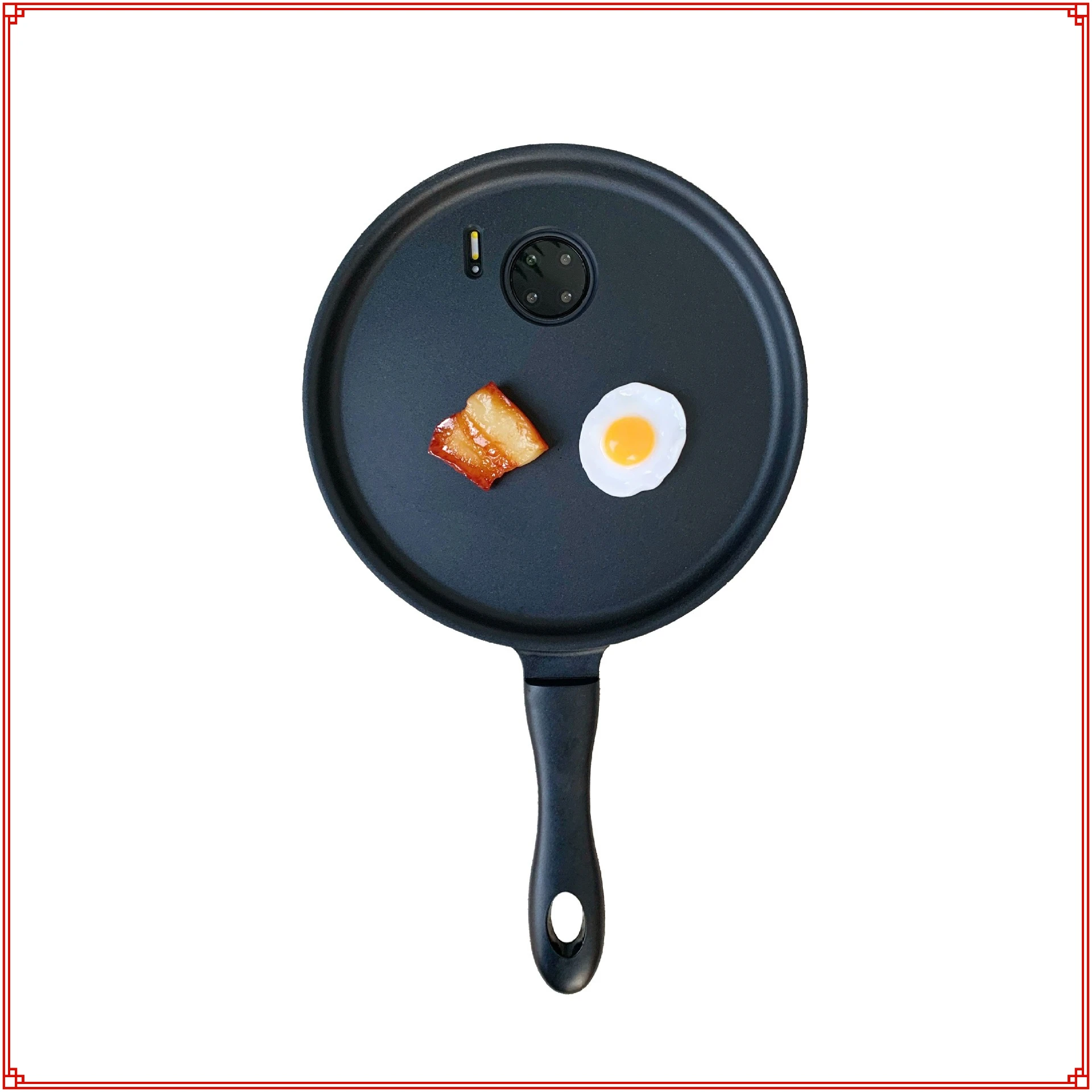 CHAOYIDIAN Funny Simulation Pan Pork Belly Egg Phone Case for IPhone 13-17 Pro Max, TPU+PC Shockproof Creative Protective Cover
CHAOYIDIAN Funny Simulation Pan Pork Belly Egg Phone Case for IPhone 13-17 Pro Max, TPU+PC Shockproof Creative Protective Cover