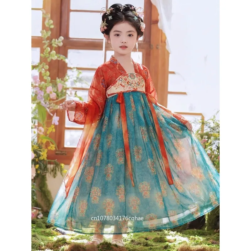 Girls' Hanfu Ancient Clothing 2026 New Children's National Style Dress Little Girl Ancient Style Tang Clothing
Girls' Hanfu Ancient Clothing 2026 New Children's National Style Dress Little Girl Ancient Style Tang Clothing