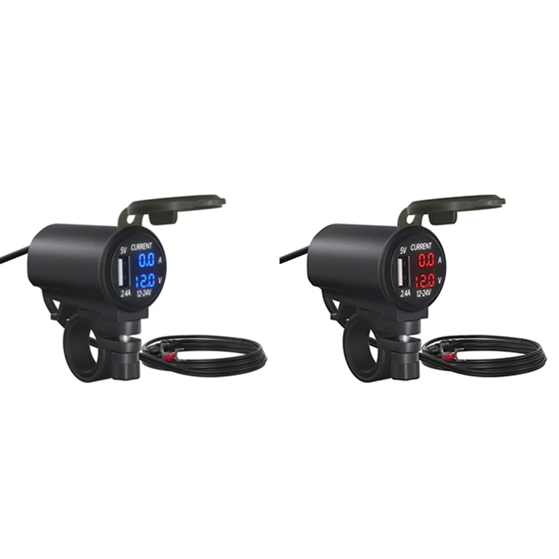 APPLIA-12V Motorcycle Usb Voltmeter Fast Charger Socket With Switch Mobile Phone Waterproof Power Outlet Moto Cell Phone Plug
APPLIA-12V Motorcycle Usb Voltmeter Fast Charger Socket With Switch Mobile Phone Waterproof Power Outlet Moto Cell Phone Plug