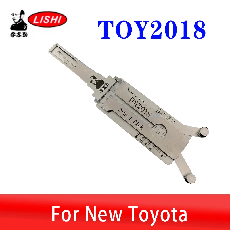 For New Toyota Lishi 2in1 TOY2018 Original Decoder Lock Pick tool Locksmiths tool Car Door Opne Tool
For New Toyota Lishi 2in1 TOY2018 Original Decoder Lock Pick tool Locksmiths tool Car Door Opne Tool