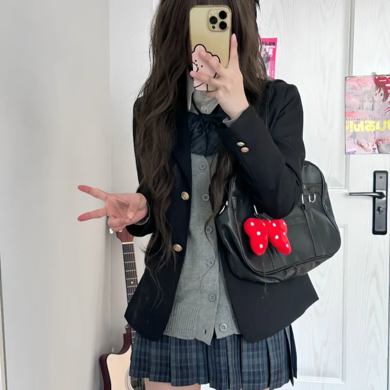Bow Plaid JK Dresses Y2K Japanese Korean Seaweed Sweet Zipper Cosplay Dresses Sweet JK Plaid A-line Skirt Dresses New
Bow Plaid JK Dresses Y2K Japanese Korean Seaweed Sweet Zipper Cosplay Dresses Sweet JK Plaid A-line Skirt Dresses New
