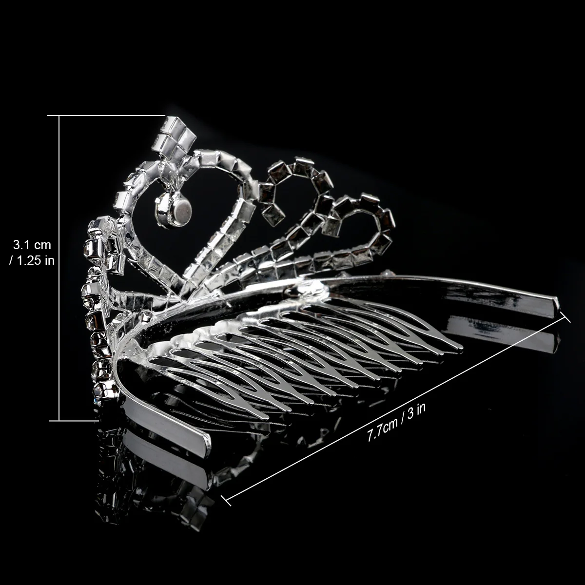 Elegant Silver Crown Headband Tinksky with Comb Sparkling Rhinestones for Bridal Wedding Party Accessories Crown Headband
Elegant Silver Crown Headband Tinksky with Comb Sparkling Rhinestones for Bridal Wedding Party Accessories Crown Headband