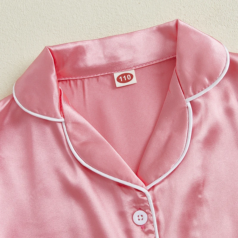 Infant Girl s Cute Summer Pajama Set with Button Down Lapel V Neck Top and Ruffled Shorts for Comfortable Lounge Wear - 2 Piece
Infant Girl s Cute Summer Pajama Set with Button Down Lapel V Neck Top and Ruffled Shorts for Comfortable Lounge Wear - 2 Piece