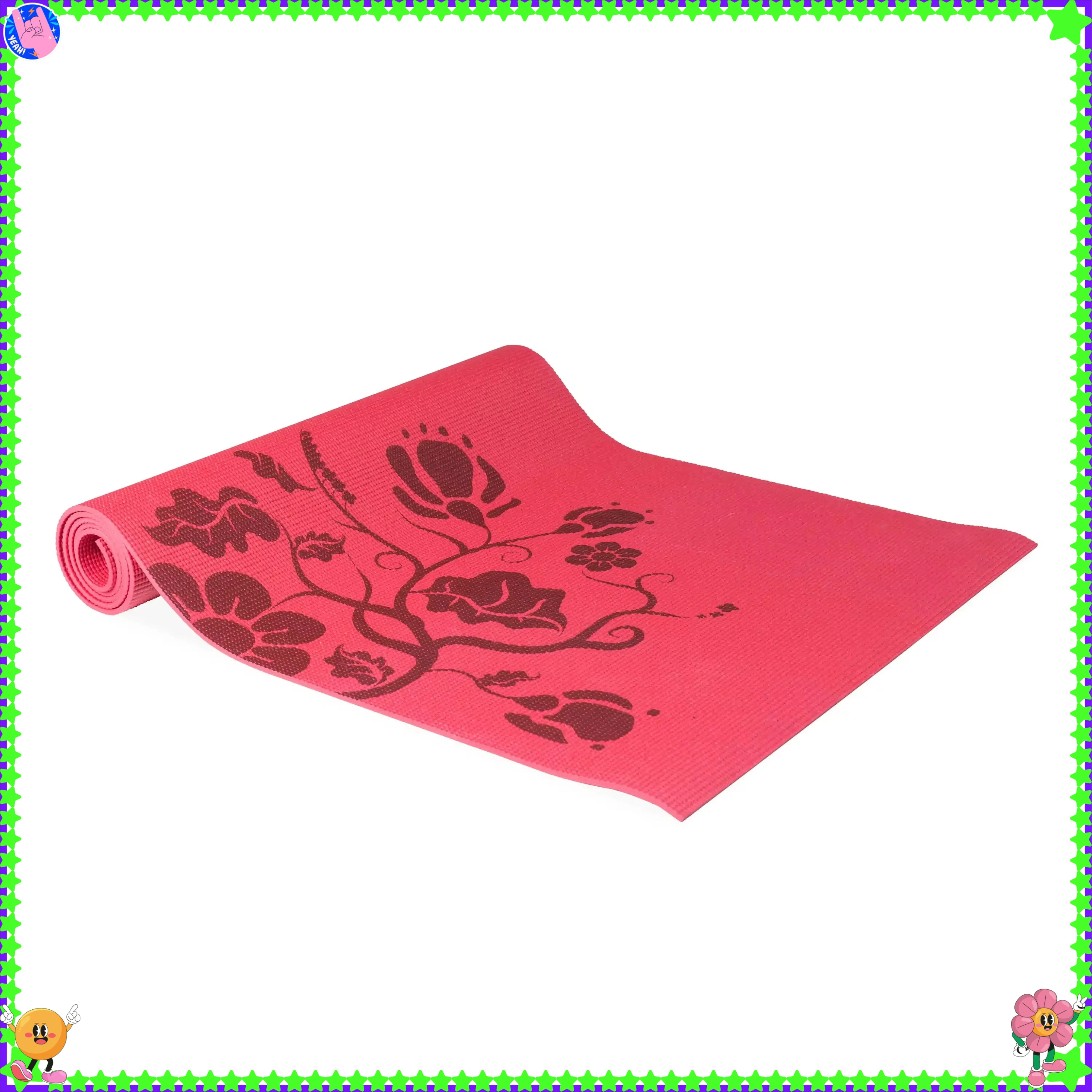 Коврик для йоги 5 мм, 24x68 дюймов, несколько цветов, нескользящий коврик для упражнений для йоги, гимнастики и тренировок, напольный коврик для фитнеса
Коврик для йоги 5 мм, 24x68 дюймов, несколько цветов, нескользящий коврик для упражнений для йоги, гимнастики и тренировок, напольный коврик для фитнеса