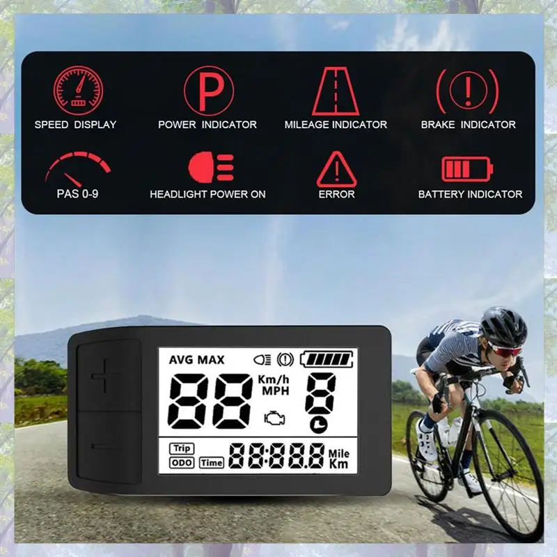 New Arrival Electric Bike 500S Display 0-9 PAS Speed Indicator For BBS01 BBS02 Mid Drive Motor Bicycle Ebike UART Meter
New Arrival Electric Bike 500S Display 0-9 PAS Speed Indicator For BBS01 BBS02 Mid Drive Motor Bicycle Ebike UART Meter