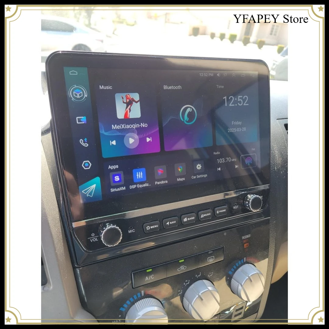 10 Inch Touch Screen Car Stereo Radio, 2+64G GPS Navigation WiFi FM SWC with Carplay Android Auto for Toyota Tacoma 2005-2013
10 Inch Touch Screen Car Stereo Radio, 2+64G GPS Navigation WiFi FM SWC with Carplay Android Auto for Toyota Tacoma 2005-2013