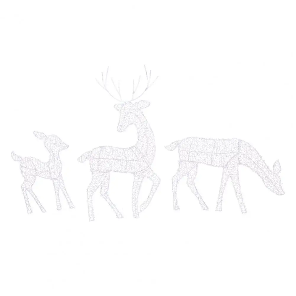 Adorable Reindeer Figurines Glowing Reindeer Decoration Glowing Christmas Deer Ornament Set for Outdoor Xmas Decorations Metal
Adorable Reindeer Figurines Glowing Reindeer Decoration Glowing Christmas Deer Ornament Set for Outdoor Xmas Decorations Metal
