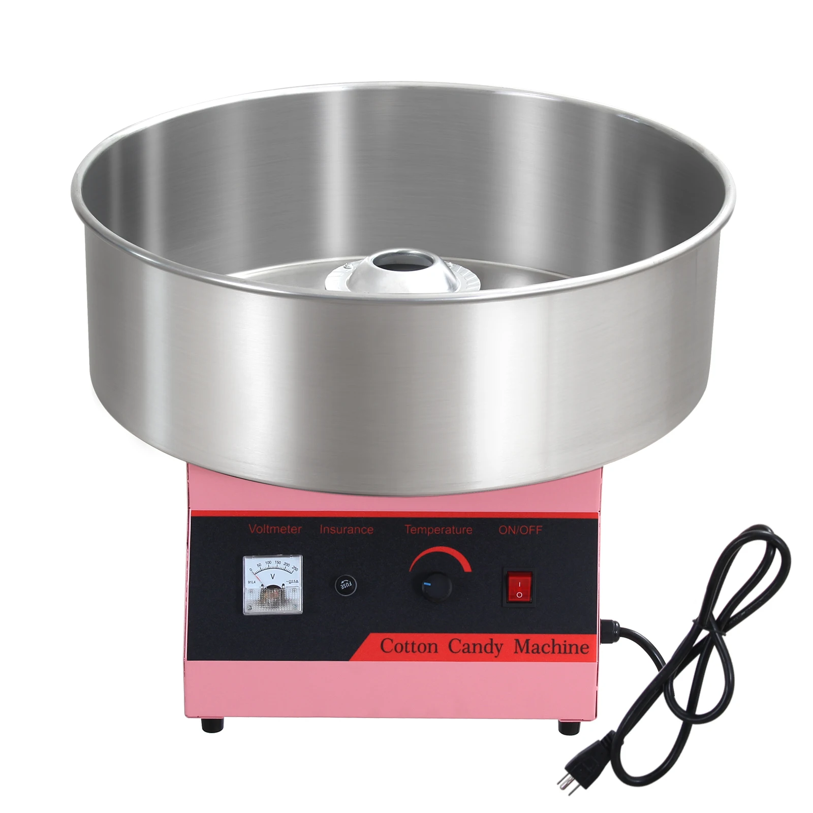 Commercial Cotton Candy Machine1050W Electric Floss Maker with Stainless Steel Bowl Sugar Scoop for Party Family Carnival
Commercial Cotton Candy Machine1050W Electric Floss Maker with Stainless Steel Bowl Sugar Scoop for Party Family Carnival