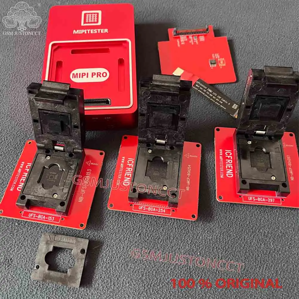 MIPITESTER MiPi PRO Box +UFS-BGA153+UFS-BGA254+UFS-BGA297+ISP-NB1+адаптерный инструмент
MIPITESTER MiPi PRO Box +UFS-BGA153+UFS-BGA254+UFS-BGA297+ISP-NB1+адаптерный инструмент