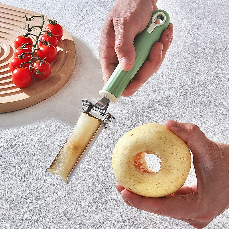 Adjustable Fruit And Vegetable Corers Tool, Upgraded 2-in-1 Bell Pepper Cutter & Deseeder, For Removing Fruit & Vegetable Cores
Adjustable Fruit And Vegetable Corers Tool, Upgraded 2-in-1 Bell Pepper Cutter & Deseeder, For Removing Fruit & Vegetable Cores