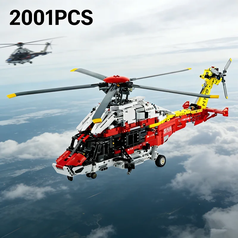 2026 Hot 2001-piece building block model assembly rescue helicopter toy for boys as a Christmas or birthday gift
2026 Hot 2001-piece building block model assembly rescue helicopter toy for boys as a Christmas or birthday gift
