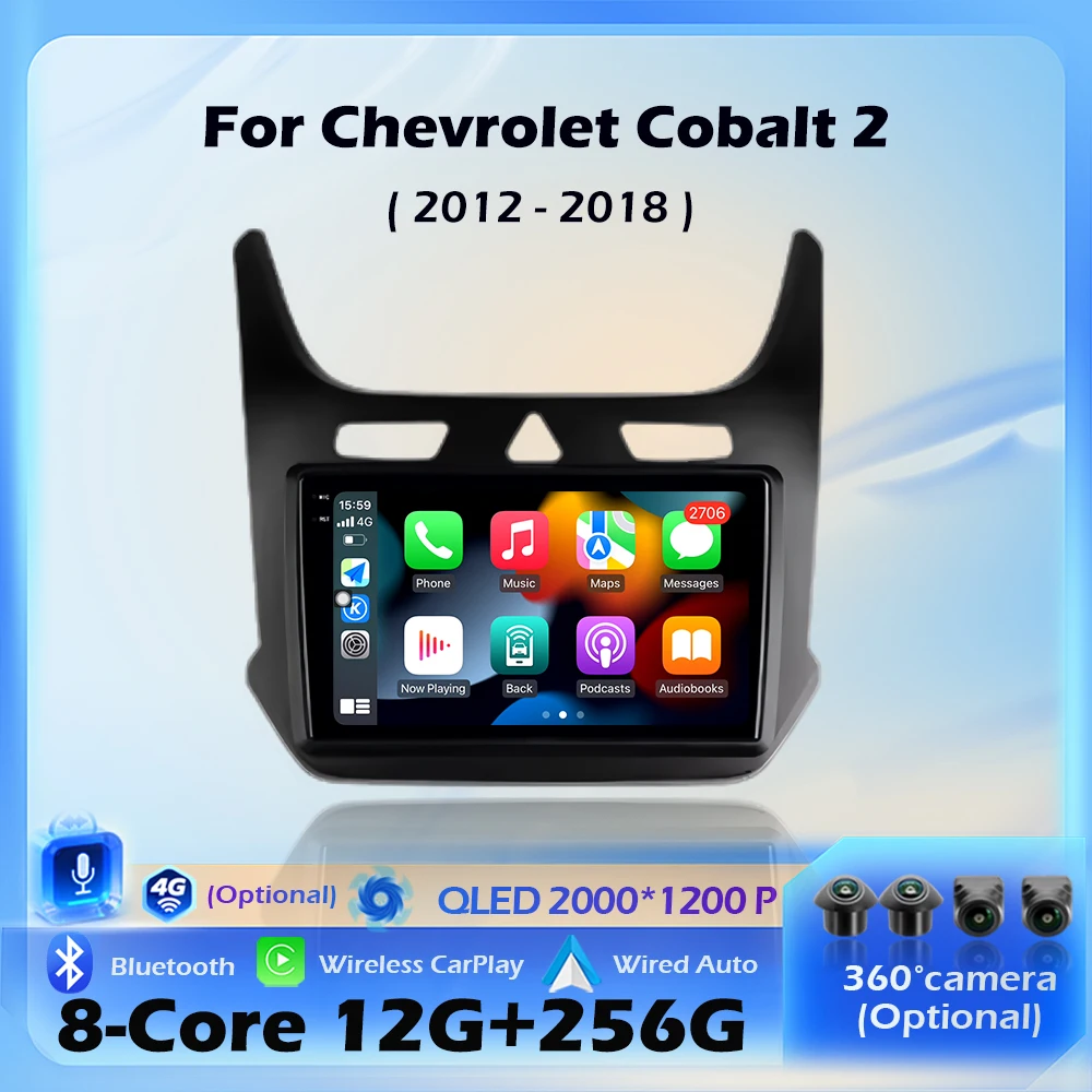 For Chevrolet Cobalt 2 2012-2018 Android 16 Wireless CarPlay Car Radio Multimedia Video Player Navigation GPS 4G WIFI BT 9 inch
For Chevrolet Cobalt 2 2012-2018 Android 16 Wireless CarPlay Car Radio Multimedia Video Player Navigation GPS 4G WIFI BT 9 inch