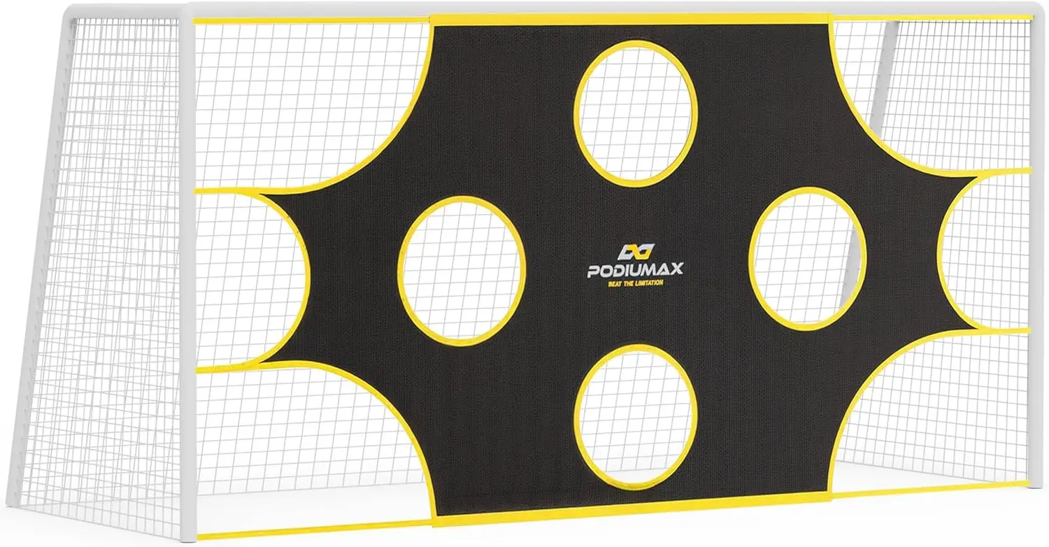 Soccer Goal Net with 10 Scoring Zones, Portable Backyard Shooting Training, 8x6/12x6/14x7 ft
Soccer Goal Net with 10 Scoring Zones, Portable Backyard Shooting Training, 8x6/12x6/14x7 ft