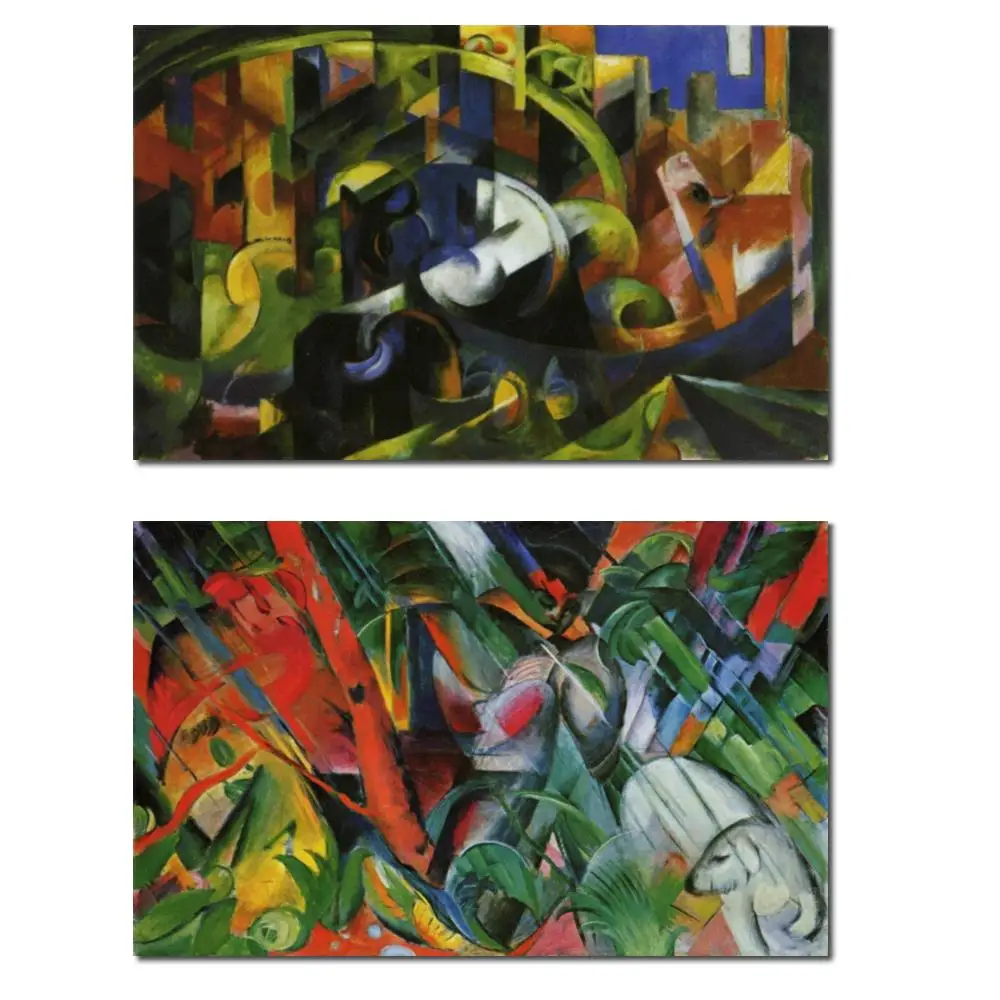 Abstract Landscape Canvas Art Fate of the Animals by Franz Marc Painting Handmade Modern Animal Artwork Living Room Modern Decor
Abstract Landscape Canvas Art Fate of the Animals by Franz Marc Painting Handmade Modern Animal Artwork Living Room Modern Decor