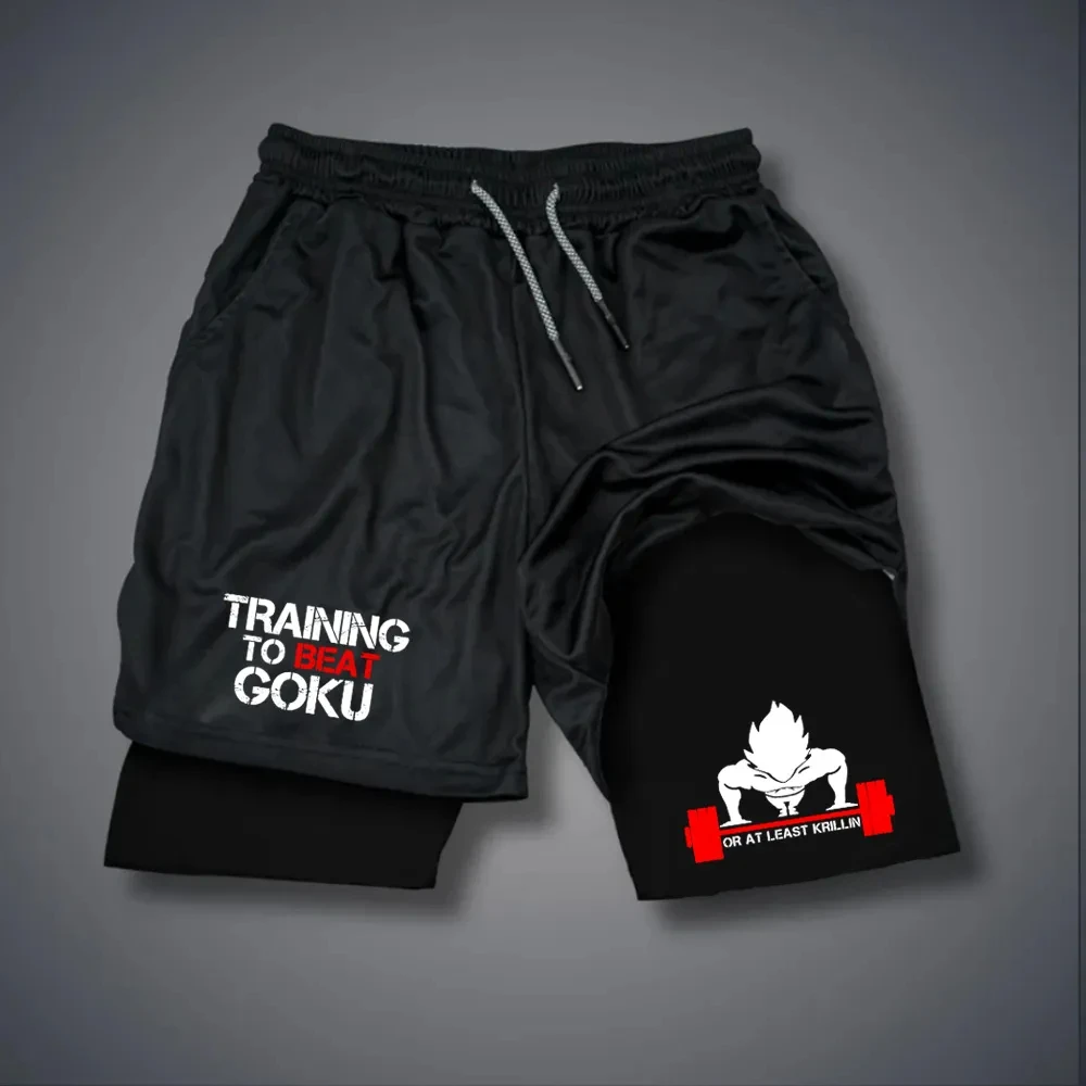 "Dragon Ball" Goku Majin Buu anime printed double-layered shorts, summer men's and women's beach sports shorts
"Dragon Ball" Goku Majin Buu anime printed double-layered shorts, summer men's and women's beach sports shorts