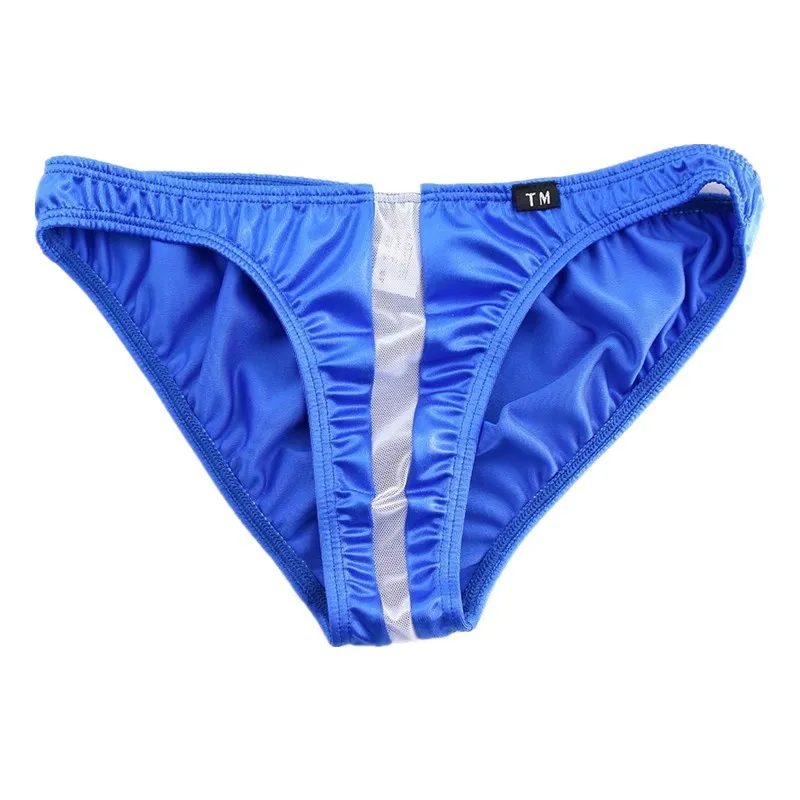 Men's Ice Silk Briefs with Mesh Panel Low Waist Sexy Sheer High Elastic Quick Dry Underwear
Men's Ice Silk Briefs with Mesh Panel Low Waist Sexy Sheer High Elastic Quick Dry Underwear