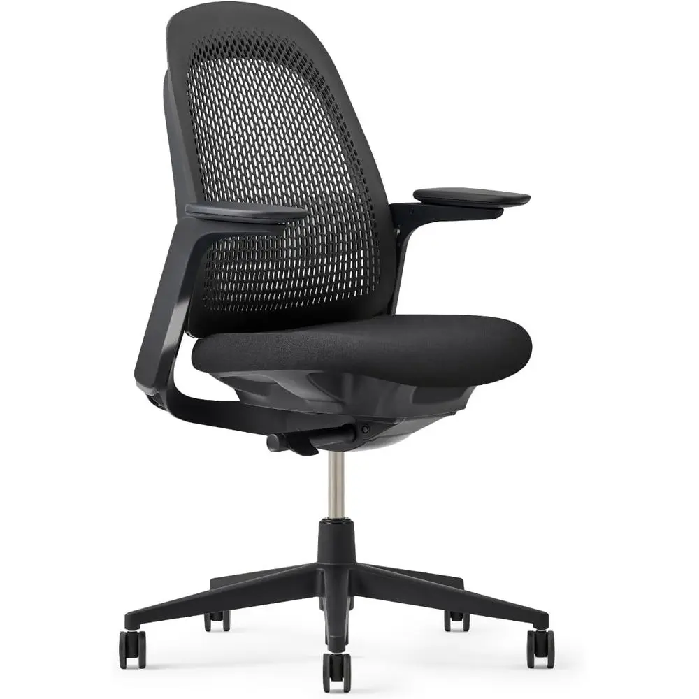 Ergonomic Office Chair with Adjustable Lumbar Support, 4D Arms, and Black Trim (Coal)
Ergonomic Office Chair with Adjustable Lumbar Support, 4D Arms, and Black Trim (Coal)