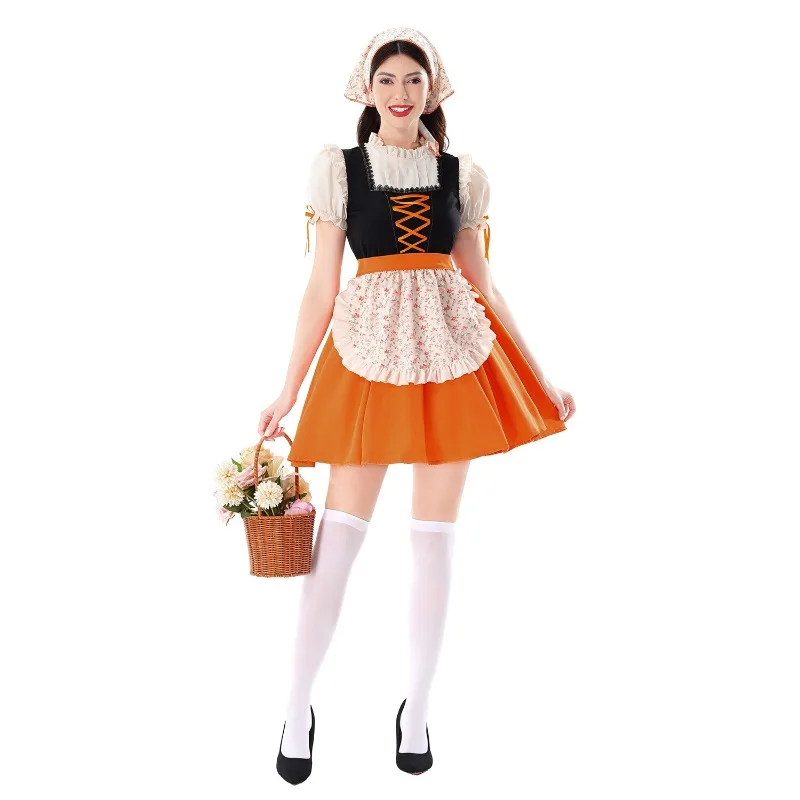 Carnival Cosplay Costume Maid Short Sleeved Dress Apron Suits Halloween Performance Party Role Playing Outfits for Adult Women
Carnival Cosplay Costume Maid Short Sleeved Dress Apron Suits Halloween Performance Party Role Playing Outfits for Adult Women