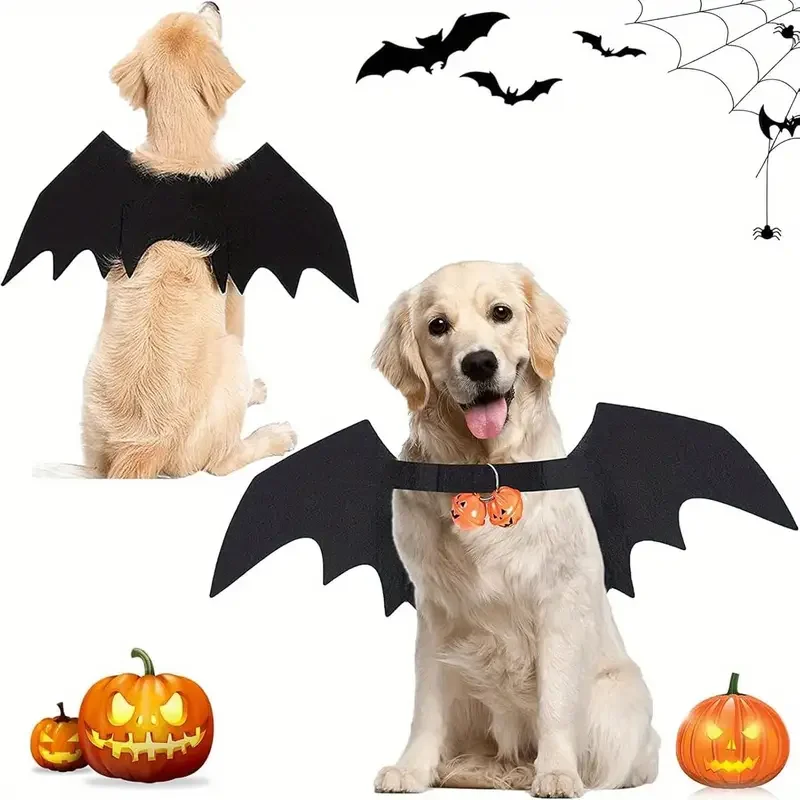 Pet Bat Wings Felt Halloween Costume Small Dog Cat Wings Apparel Funny Dress-Up for Halloween Party Cosplay Pet Accessories
Pet Bat Wings Felt Halloween Costume Small Dog Cat Wings Apparel Funny Dress-Up for Halloween Party Cosplay Pet Accessories