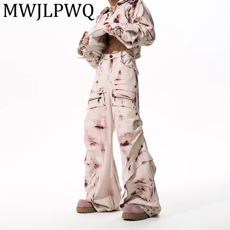 MWJLPWQ Handmade Graffiti Suede Sweatpants Men's High Street Autumn Winter Zipper Design Niche Loose Wide Leg Casual Pants 12352
MWJLPWQ Handmade Graffiti Suede Sweatpants Men's High Street Autumn Winter Zipper Design Niche Loose Wide Leg Casual Pants 12352